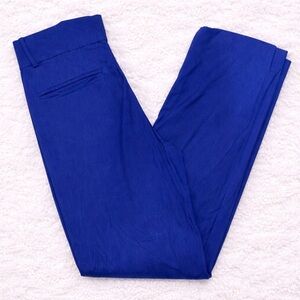 Hilary Radley Blue Straight Leg Slacks